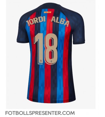Barcelona Jordi Alba #18 Hemma Matchtröja Dam 2022-23 Kortärmad